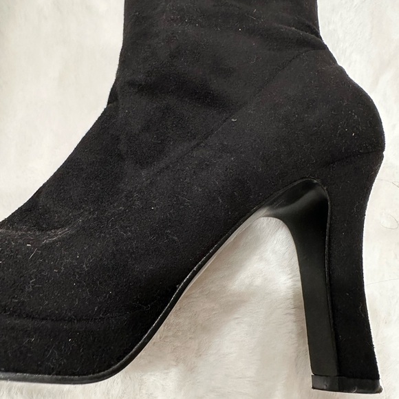 Enzo Angiolini Black Heeled Boots - Picture 7 of 9